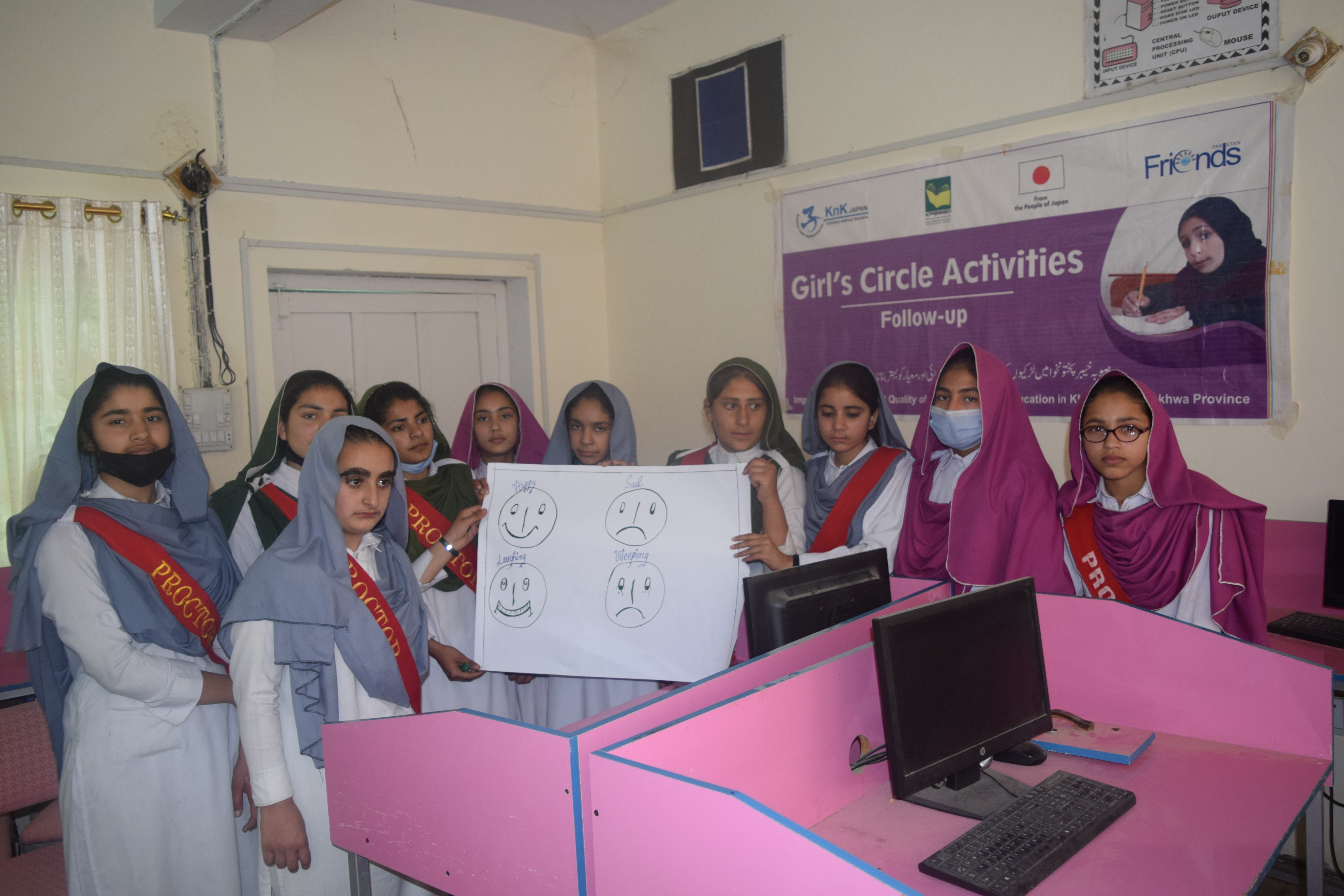 Girl Circle in Havelian conducted activities on Teamwork and Self-Management