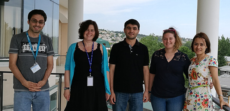 UNICEF Tajikistan with Training Coordinator, Lucy Brinks