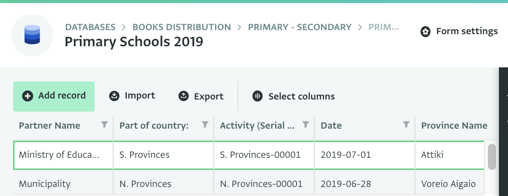 Customize Serial Numbers with Single Selection Fields