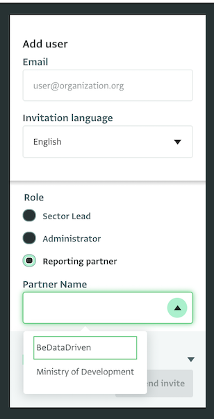Assign Roles to your team and partners to control who access what
