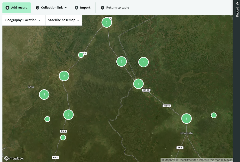 Map View - IDP Response
