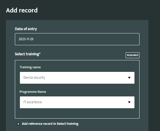 Data entry: Date field shows the default value as defined by the formula and the data entry user cannot edit it