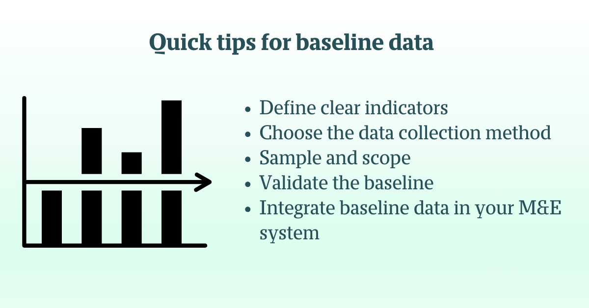 Tips for baseline data