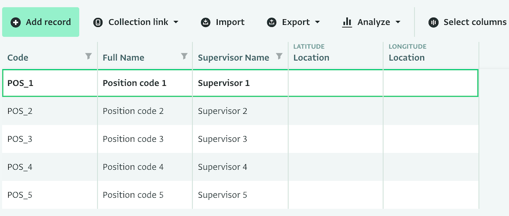 Reference form: Supervisors