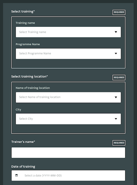 Beneficiary outreach parent form