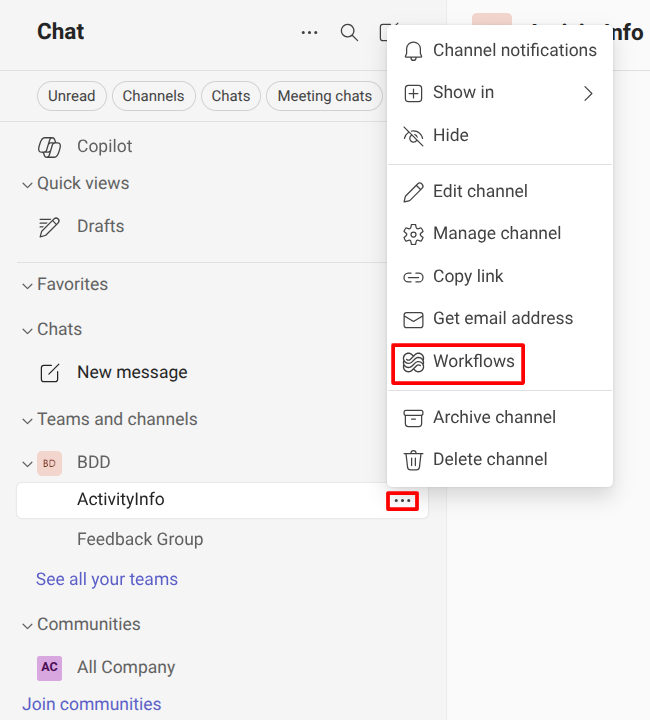 Workflows