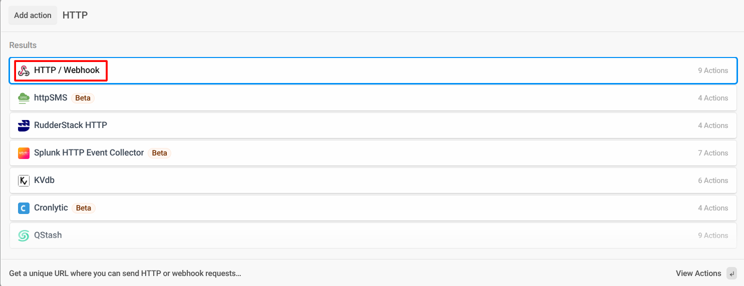 HTTP / Webhook