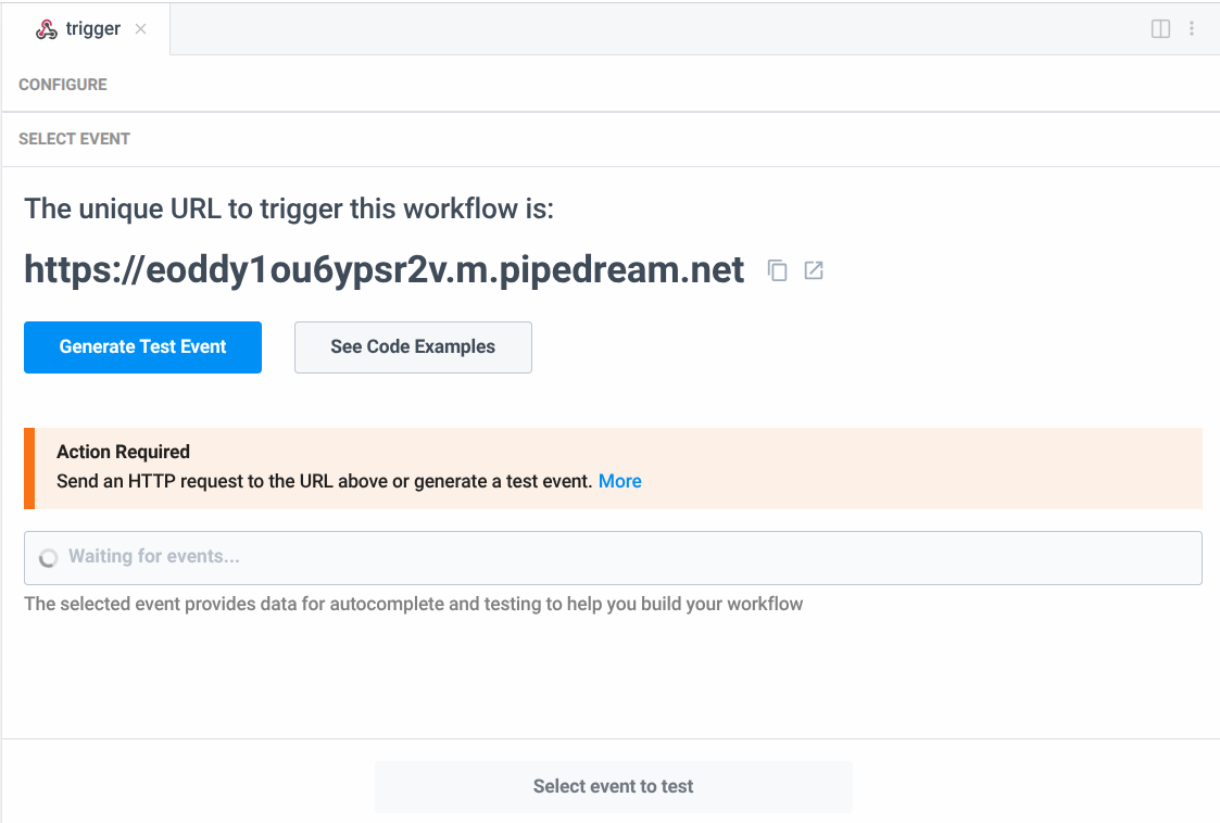 URL de flujo de trabajo personalizado