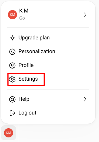ChatGPT Settings